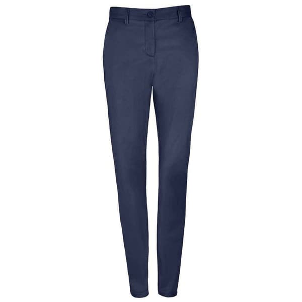 SOLS Jared Stretch Suit Trousers för kvinnor/damer French Navy 16 UK