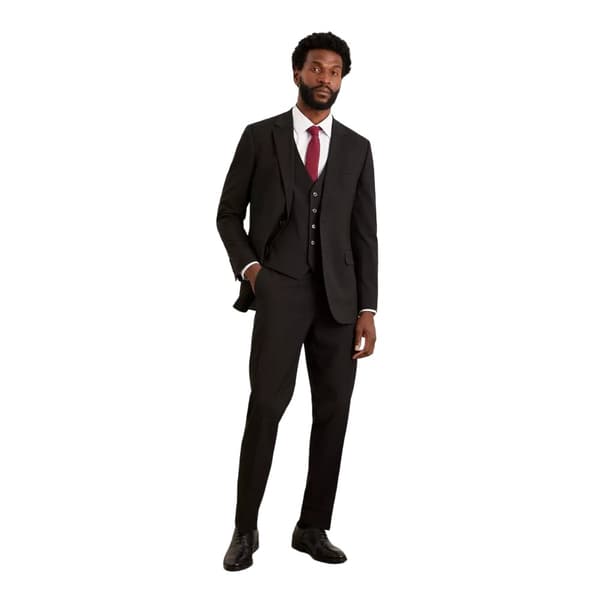 Burton Mens Essential Plain Tailored Suit Trousers