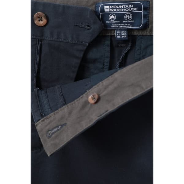Mountain Warehouse Mens Woods Organic Cotton Chinos