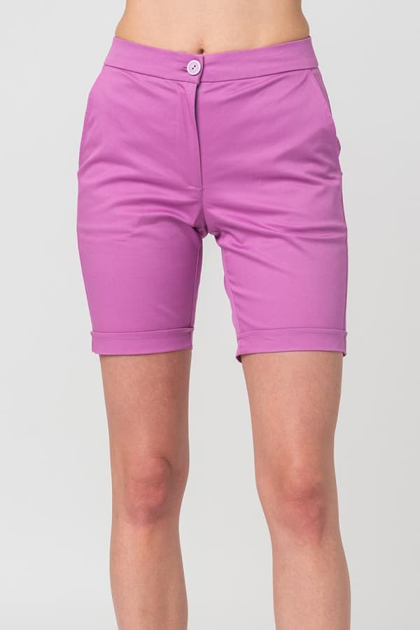 PANTALONI SCURT CASUAL FEMEI LILA S