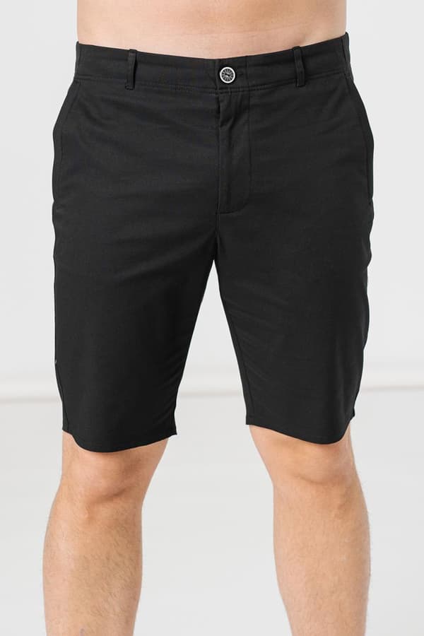 PANTALONI SCURT CASUAL BARBATI BLACK M