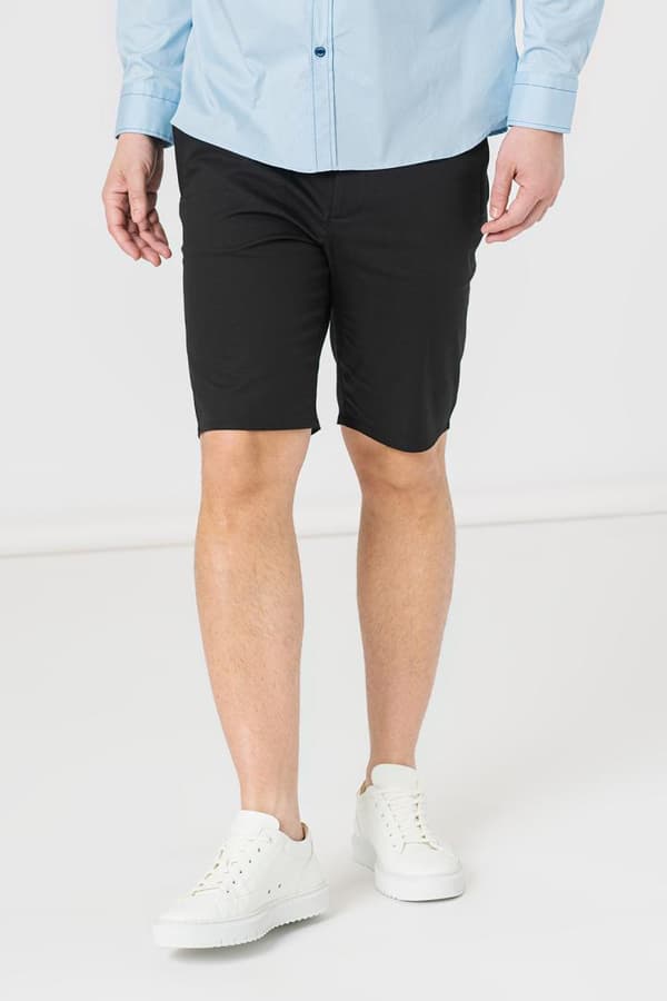 PANTALONI SCURT CASUAL BARBATI BLACK M