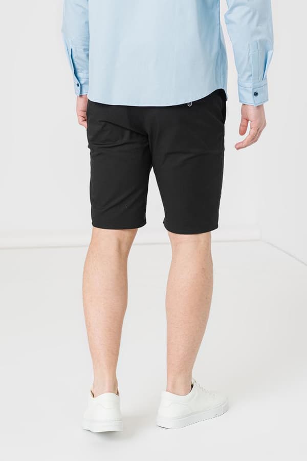 PANTALONI SCURT CASUAL BARBATI BLACK L
