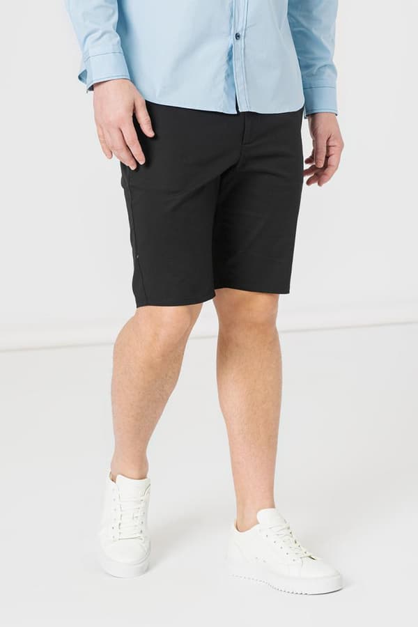 PANTALONI SCURT CASUAL BARBATI BLACK L