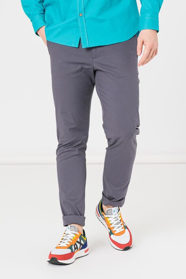 PANTALONI LUNG CASUAL BARBATI GREY XXL