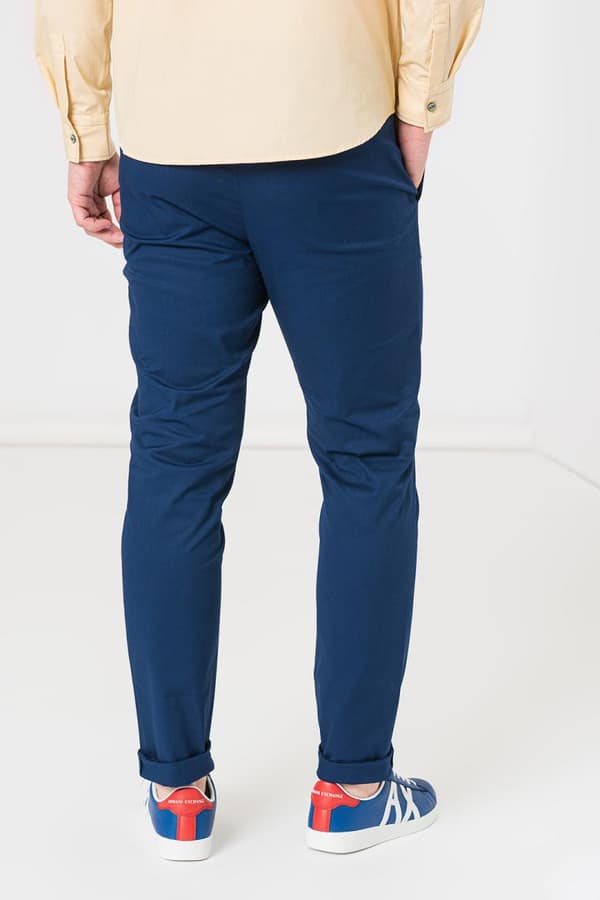 PANTALONI LUNG CASUAL BARBATI  NAVY M
