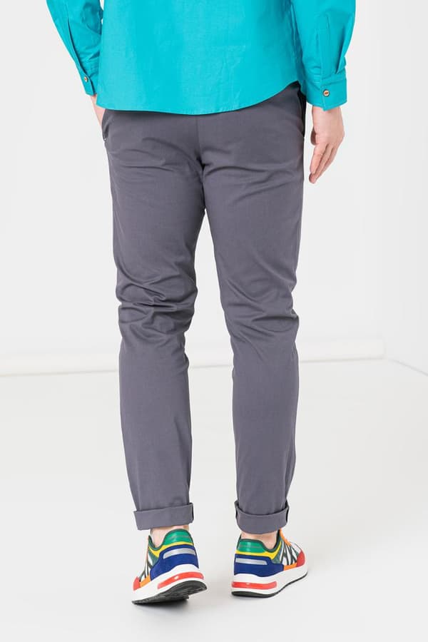 PANTALONI LUNG CASUAL BARBATI  GREY M
