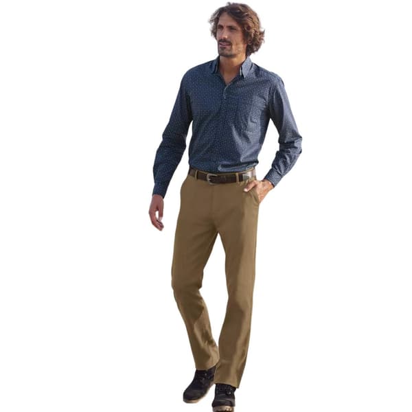 Atlas For Men Mens Twill Straight Leg Chinos