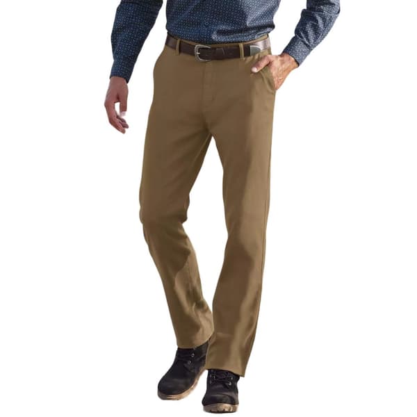 Atlas For Men Mens Twill Straight Leg Chinos