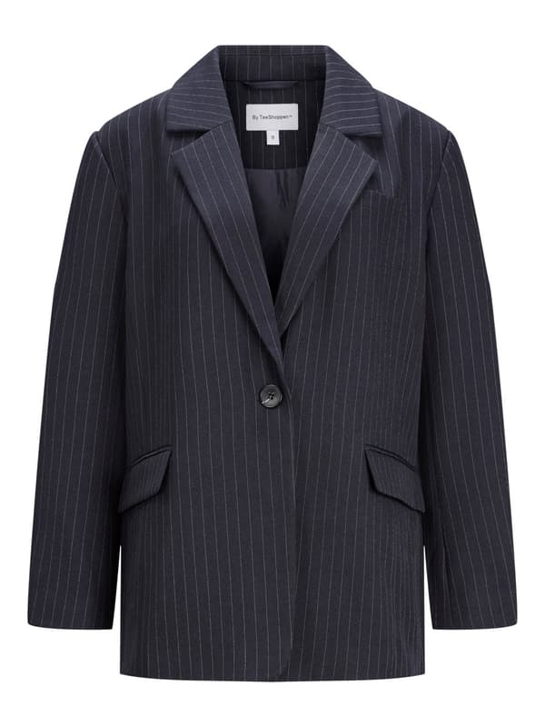 Ylisuuret bleiseri - Navy Pinstripe