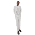 Miniatyrbilde 4 av 4: Burton Mens Linen Plain Suit Trousers