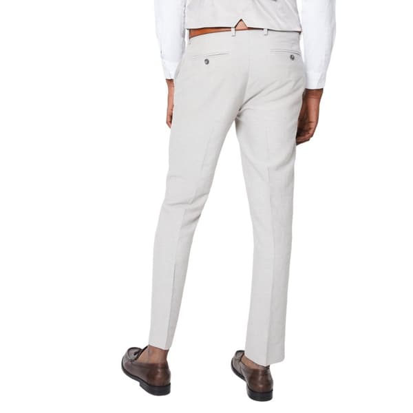 Burton Mens Linen Plain Suit Trousers