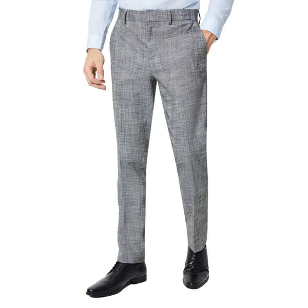 Burton Mens Slub Textured Wedding Suit Trousers