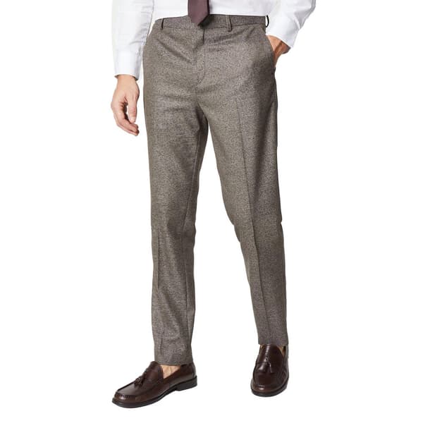 Burton Mens Heritage Puppytooth Suit Trousers