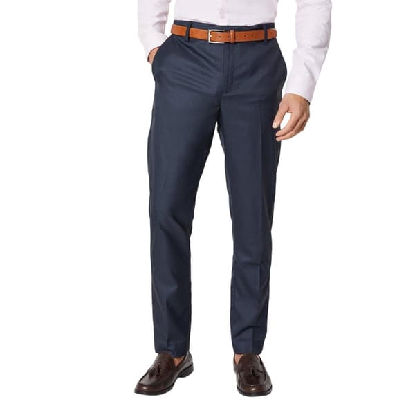 Burton Smarta smala kostymbyxor för män Navy 36R