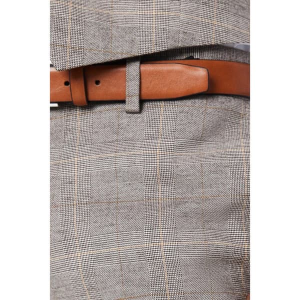 Burton Mens Heritage Check Slim Wedding Suit Trousers