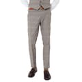 Miniatyrbillede 1 af 4: Burton Mens Heritage Check Slim Wedding Suit Trousers