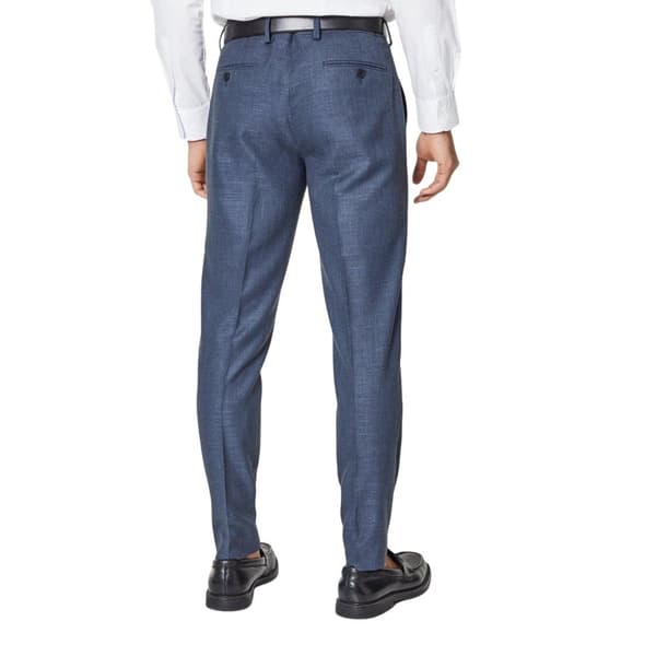 Burton Mens Linen-Look Suit Trousers