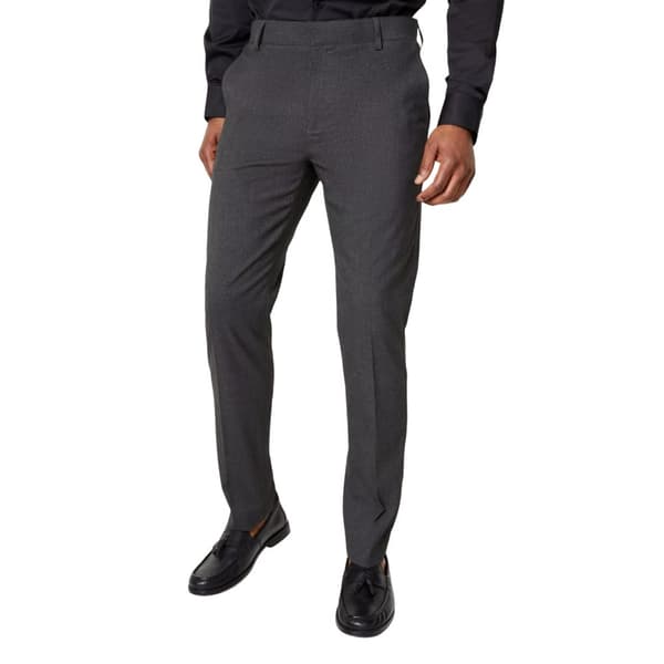 Burton Mens Smart Slim Suit Trousers Charcoal 38R