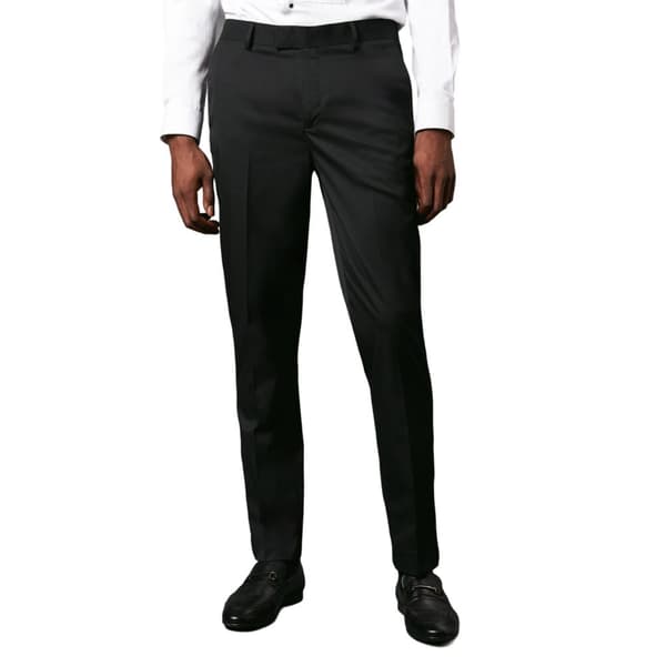 Burton Mens Tailored Waistband Skinny Tuxedo Trousers