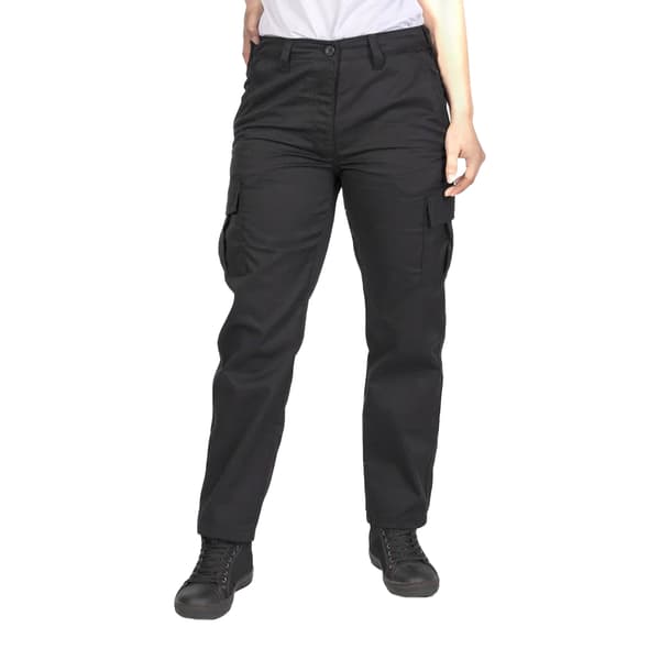 Lee Cooper Womens/Ladies Classic Cargo Trousers Black 12 UK S