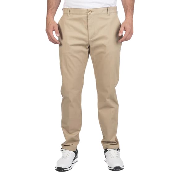 Island Green Mens Stretch Chino Tapered Golf Trousers