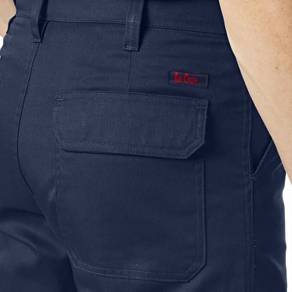Lee Cooper Ensfarvede cargobukser til mænd