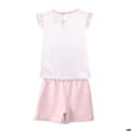 Miniatyrbild 2 av 2: Set med t-shirt och shorts för babyflicka - Cerda - Peppa Pig - French Terry - Bekväm - Lekfull stil