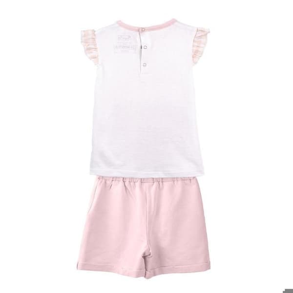 Set med t-shirt och shorts för babyflicka - Cerda - Peppa Pig - French Terry - Bekväm - Lekfull stil