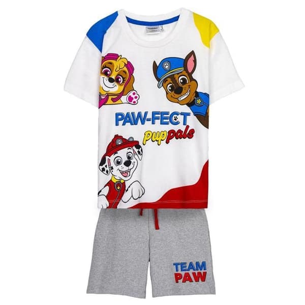 Cerda French Terry Paw Patrol t-shirt och shorts för barn