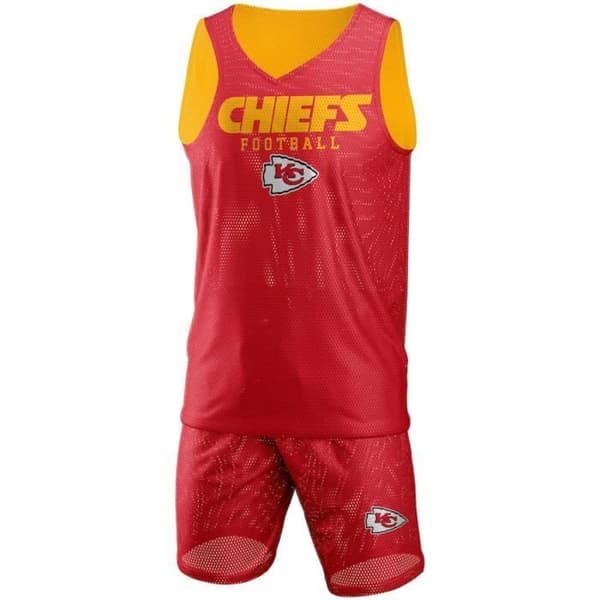 Ensemble Mesh FOCO Big Logo - NFL Kansas City Chiefs - Man - Vit - Flerfärgad
