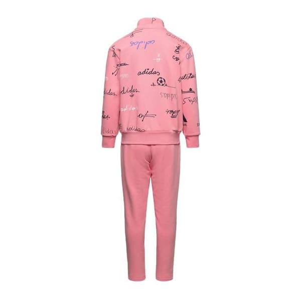 Träningsdräkt - Adidas - Bluv - Rosa - 77% bomull - Flicka Barn