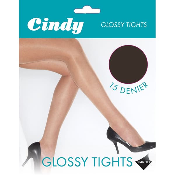 Cindy Kvinnor/Damer 15 Denier Glossy Tights (1 par)