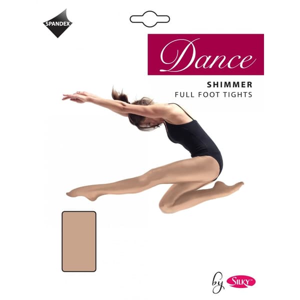 Silky Girls Dance Shimmer Full Foot Tights (1 Pair)