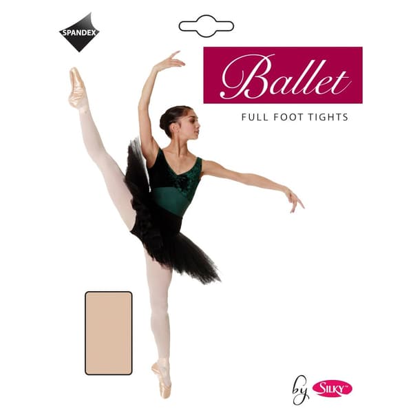 Silky Dame/kvinder danser ballet strømpebukser med fuld fod (1 par)