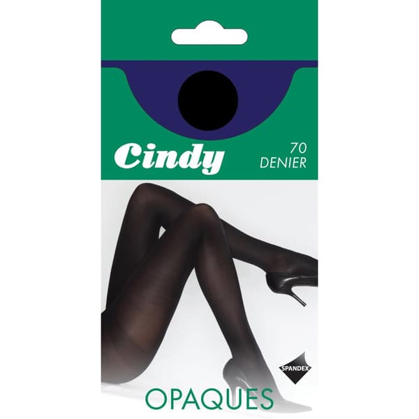 Cindy Kvinnor/Damer 70 Denier Opaque Tights (1 par)