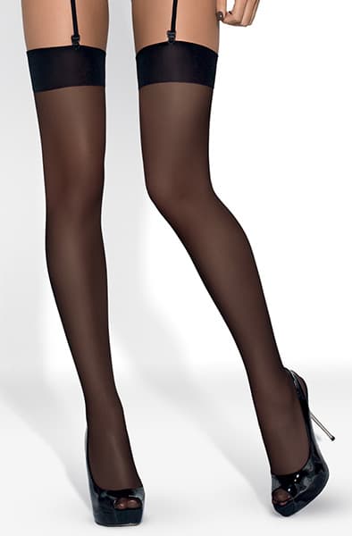 Obsessive S800 Stockings Black