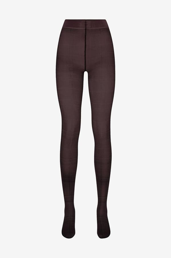 Vogue Royal Plaid 50 den Bordeaux