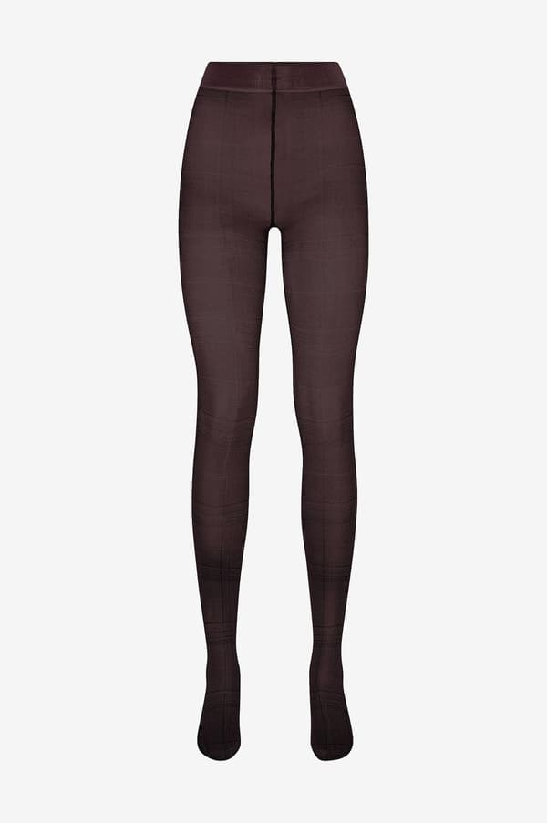 Vogue Royal Plaid 50 den Bordeaux