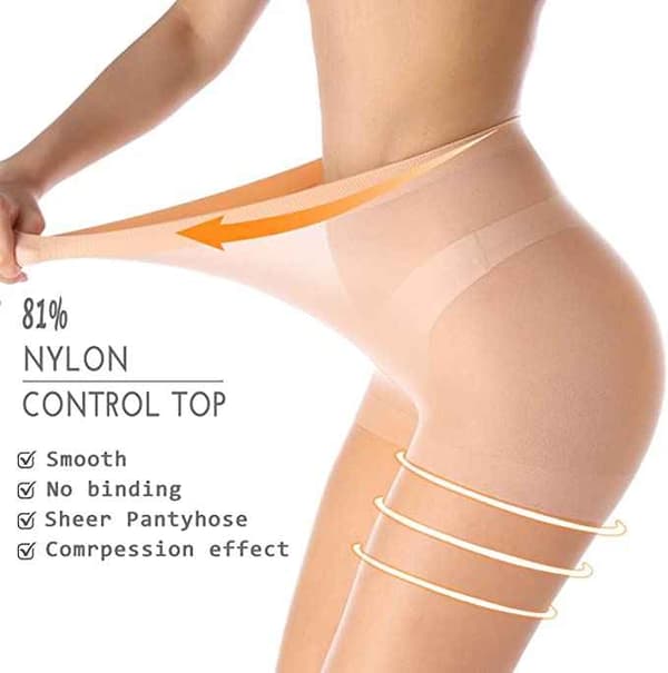 Pantyhose for Women - High Waist - 3-pack