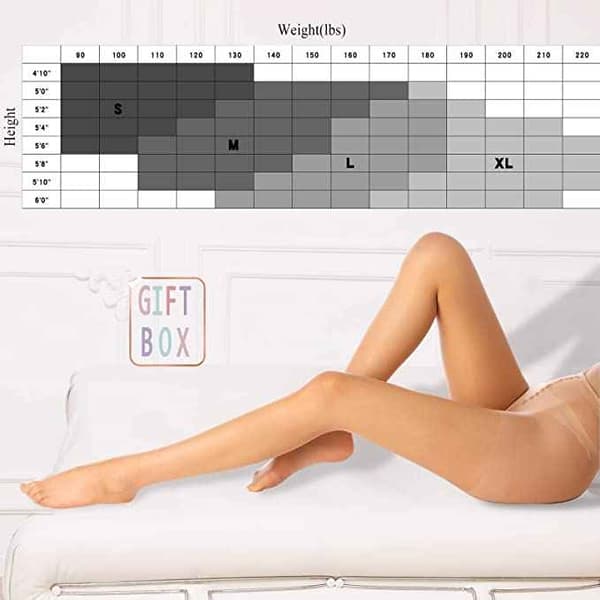Pantyhose for Women - High Waist - 3-pack