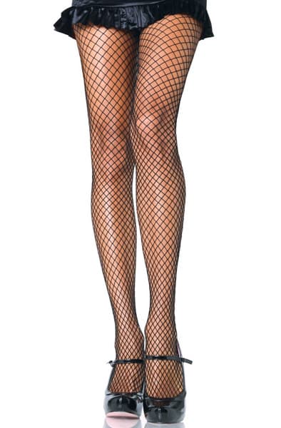 Lycra Fishnet Pantyhose Black Strumpbyxor Onesize