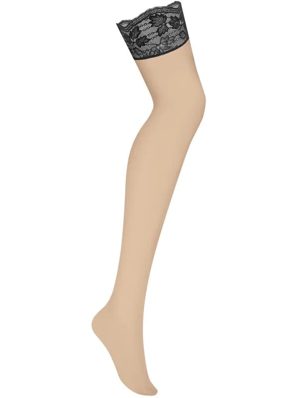 Obsessive Nutris Stockings Black Sukkahousut