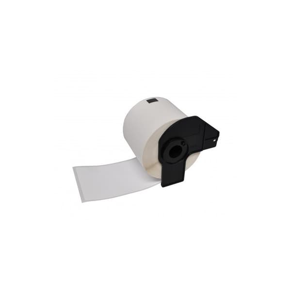2 st etikettrullar till Brother QL-serien 62x100mm, 300/rulle