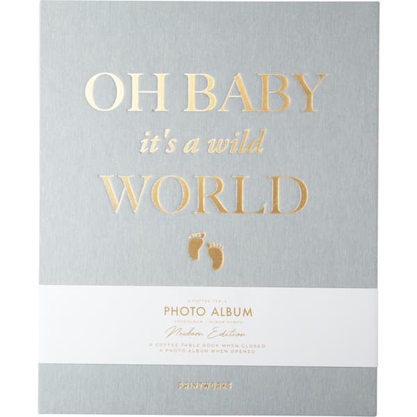 PRINTWORKS PHOTOALBUM BABY ITS A WILD WORLD MINT LARGE