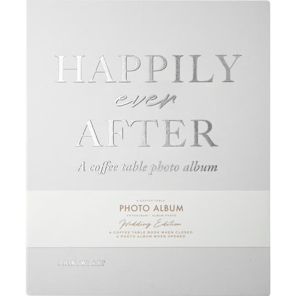 PRINTWORKS PHOTOALBUM HAPPILY EVER AFTER IVORY LARGE