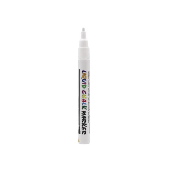 36 snygga svarta-tavlan-etiketter med 3mm vit penna