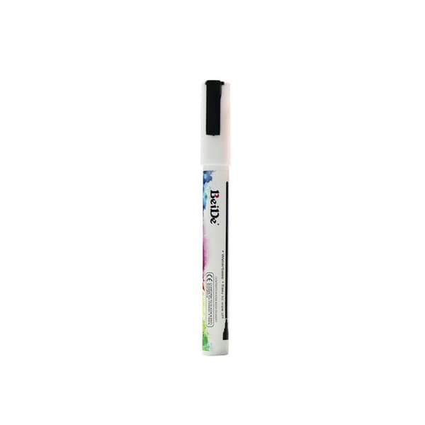 36 snygga svarta-tavlan-etiketter med 3mm vit penna