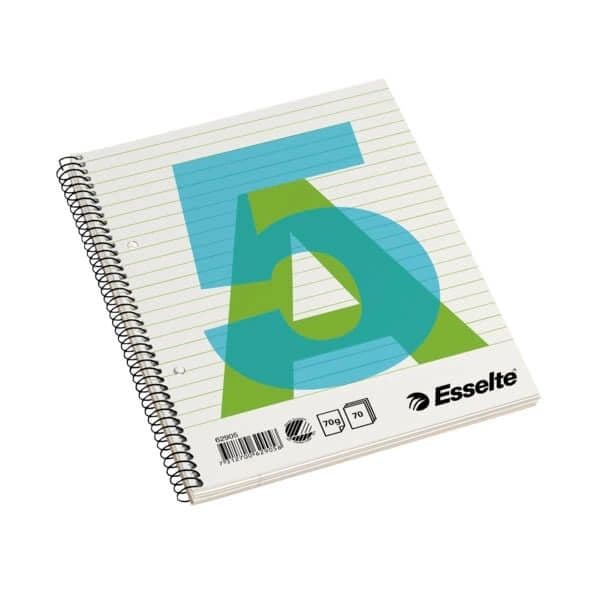 ESSELTE Kollegieblok A5 Linieret