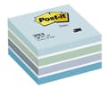 Miniatyrbillede 1 af 2: 3M Post-it note cubes blå pastel 76 x 76 mm